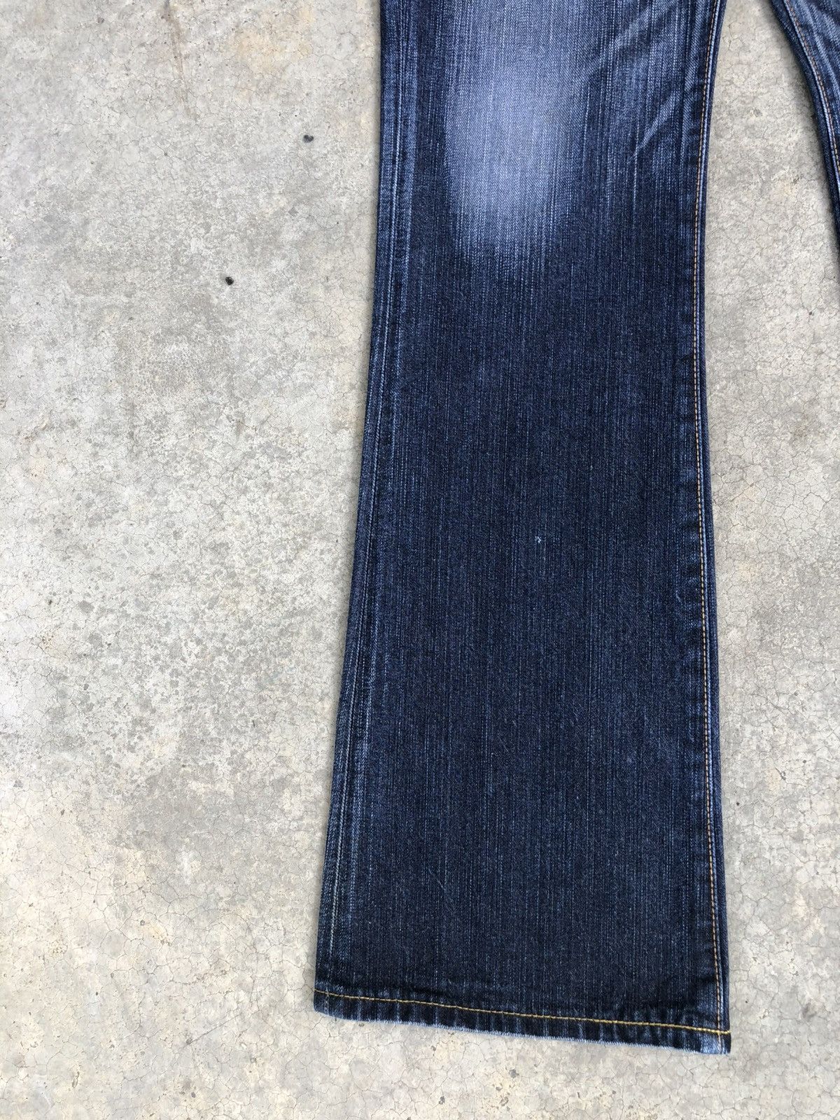 If Six Was Nine Japanese Edwin Exclusive Vintage Flared Jeans Distressed Size US 30 / EU 46 - 6 Thumbnail