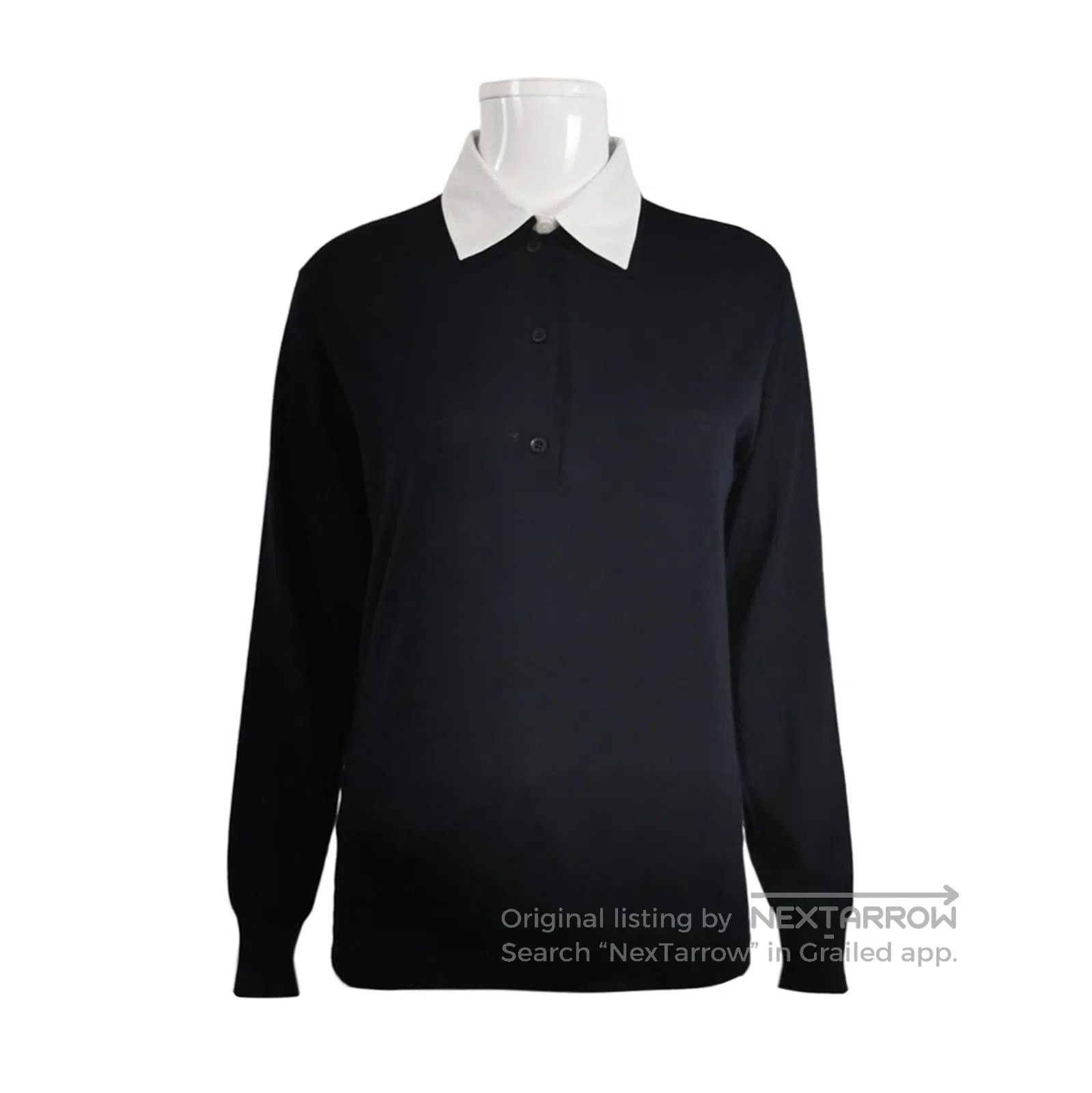 Prada Prada Wool Color Block Knit Polo Sweater . Size S / US 4 / IT 40 - 1 Thumbnail