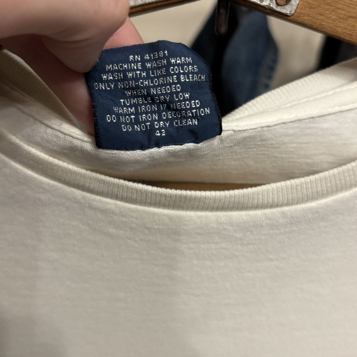 Ralph Lauren Vintage 90’s Polo Ralph Lauren Dungarees Tee Single Stitch Size US M / EU 48-50 / 2 - 5 Thumbnail