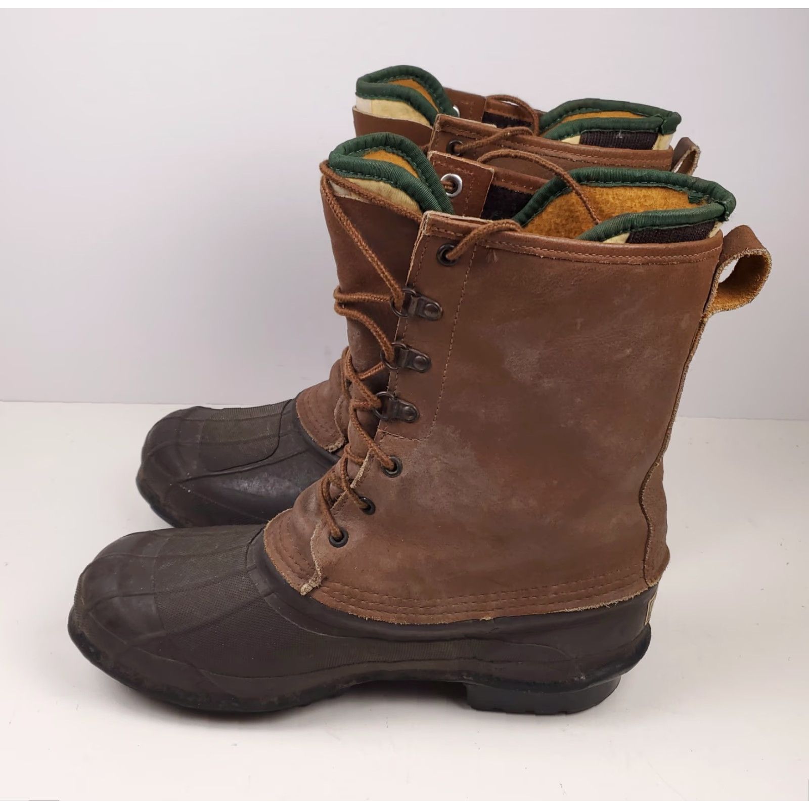 Vintage La Crosse Boots GTX VTG Duck Insulated Fiberglass Shank Brown Made USA Mens 11 Leather Snow Boot Men Size US 11 / EU 44 - 6 Thumbnail