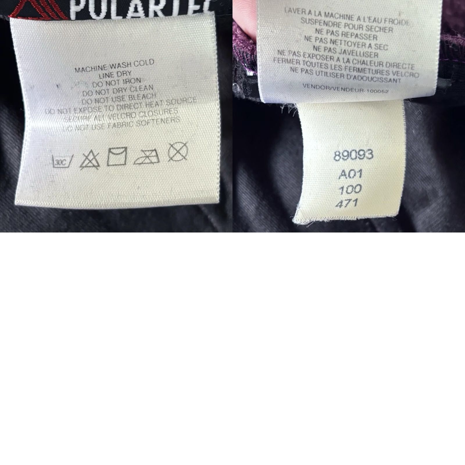 The North Face VINTAGE The North Face Fleece Jacket Women's Medium Burgundy Polartec Light Size M / US 6-8 / IT 42-44 - 9 Thumbnail