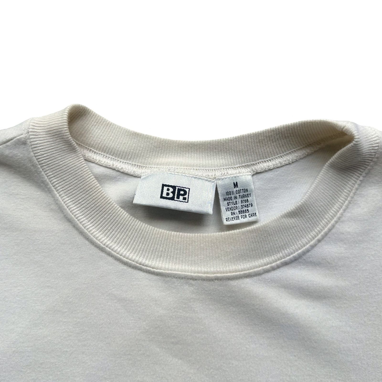 BP. Vintage 90s BP Cream Single Stitch Tee Size Medium GUC Size US M / EU 48-50 / 2 - 4 Thumbnail