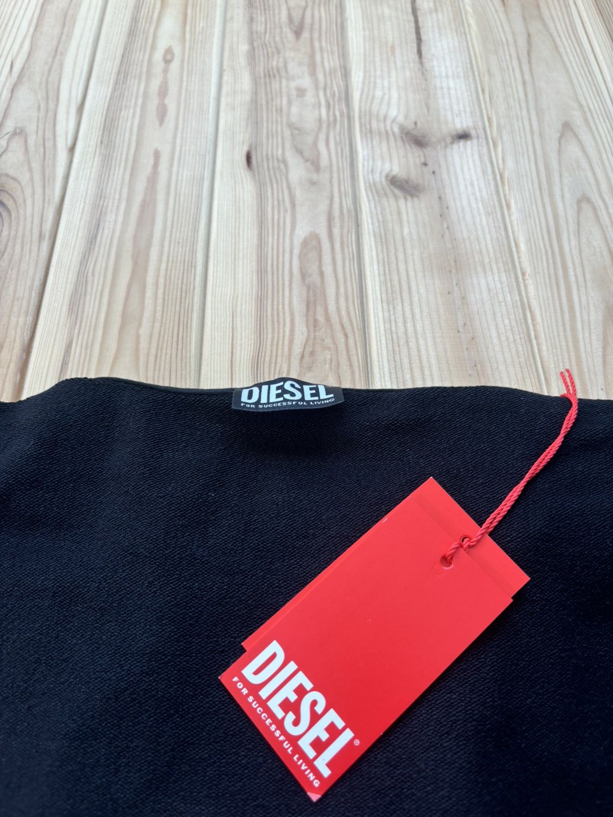 Diesel New diesel black hoodie with large logo Size US L / EU 52-54 / 3 - 3 Thumbnail