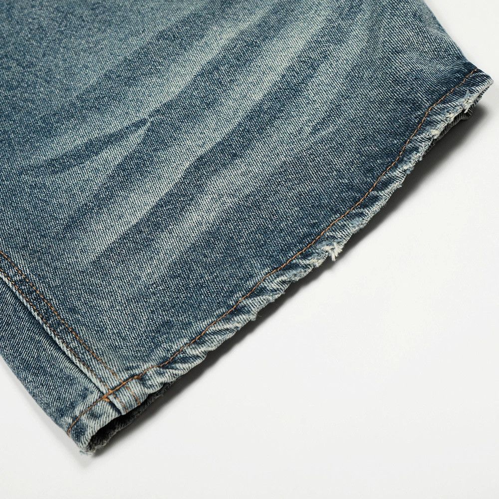 Jean American washed men's hip-hop loose wide-leg scimitar jeans Size US 32 / EU 48 - 6 Thumbnail