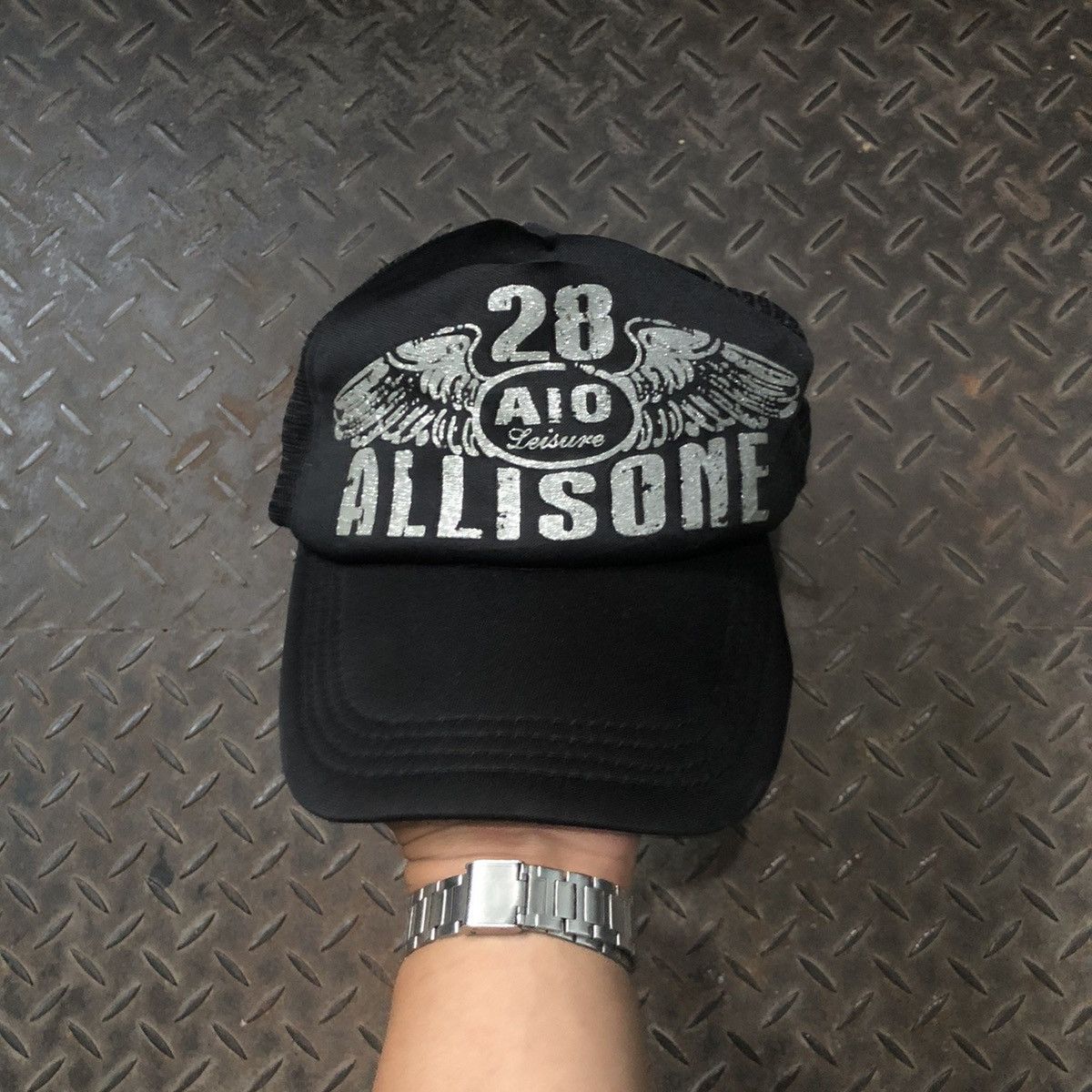 Japanese Brand Y2K Allisone Punk Gothic Trucker Hat Size ONE SIZE - 2 Thumbnail