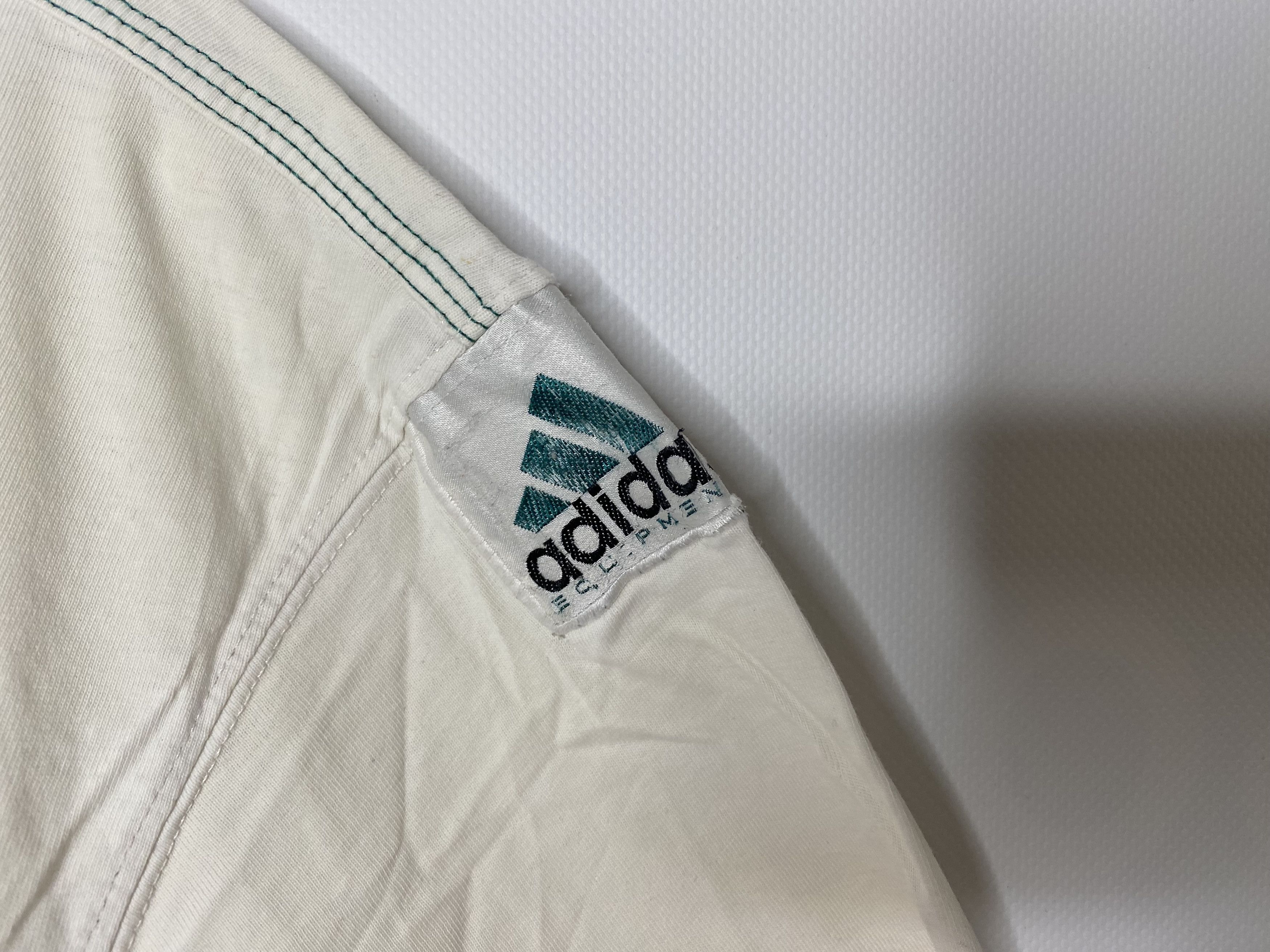 Adidas × Vintage VINTAGE 90s ADIDAS EQUIPMENT BIG LOGO PATCH T-SHIRT SHIRT Size US XL / EU 56 / 4 - 5 Thumbnail