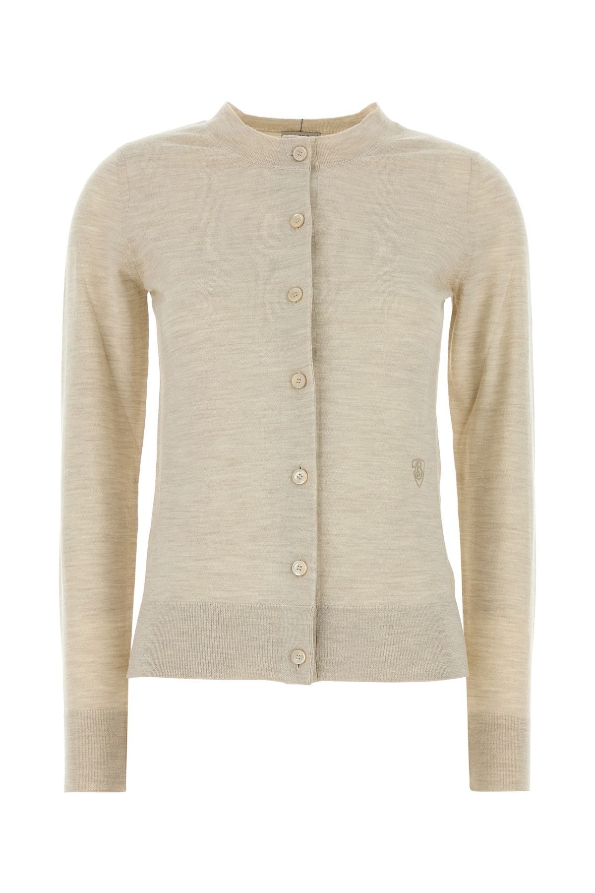 Burberry Sand Wool Cardigan Size XS / US 0-2 / IT 36-38 - 1 Thumbnail