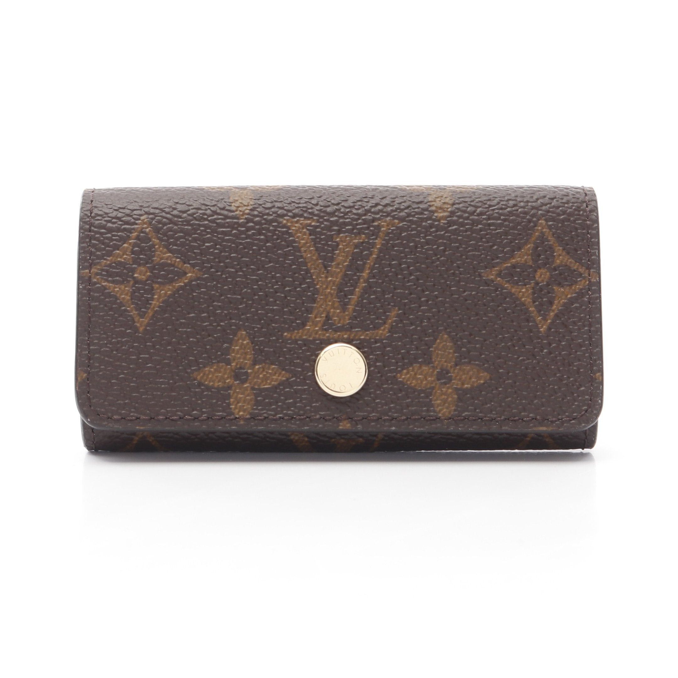 Louis Vuitton Louis Vuitton Multicle 4 Monogram Ring Chain Key Case Brown Size ONE SIZE - 1 Thumbnail