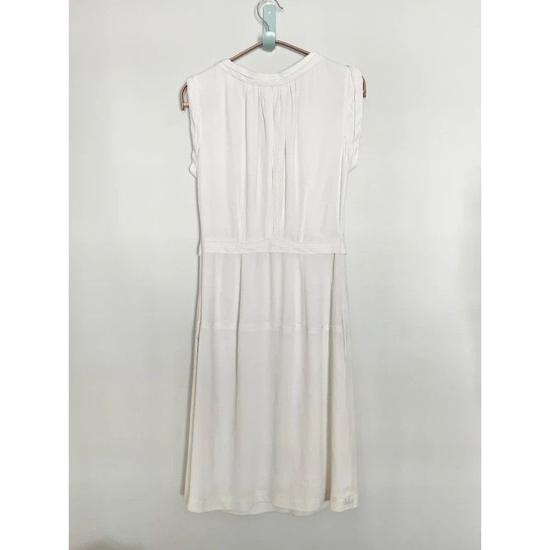 Burberry Burberry Brit Gray White Knee Length Mini Dress US Size 4 Size XS / US 0-2 / IT 36-38 - 3 Thumbnail