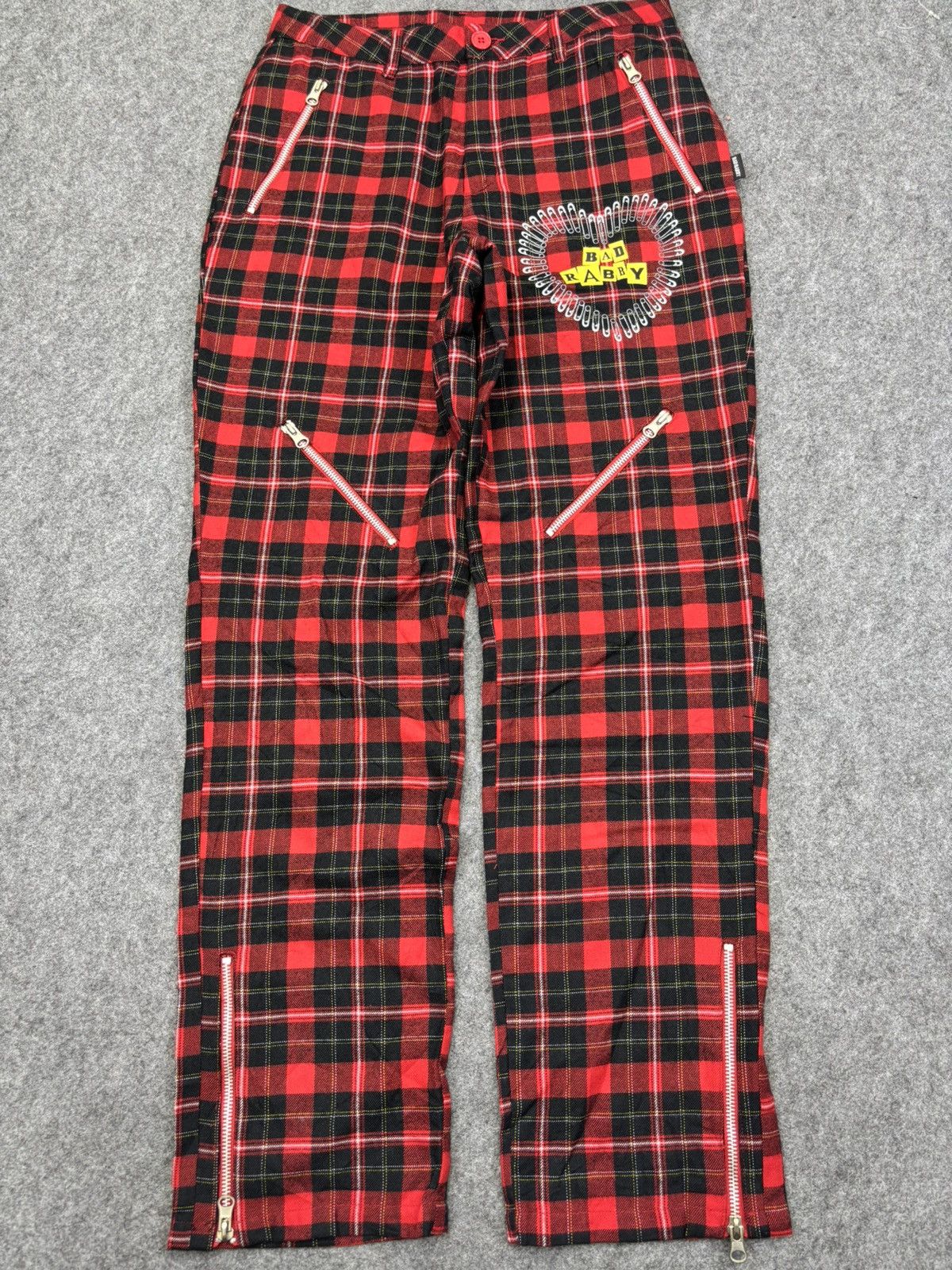 Japanese Brand BAD RABBY Japan Street Seditionaries Multizipper Pant F712 Size US 28 / EU 44 - 16 Thumbnail