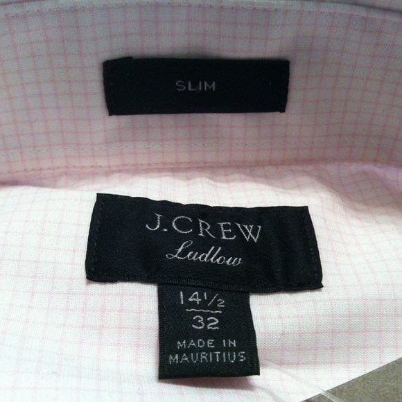 J.Crew J.CREW LUDLOW MENS NEW PINK COTTON DRESS SHIRT 14.5/32 Size US XS / EU 42 / 0 - 6 Thumbnail