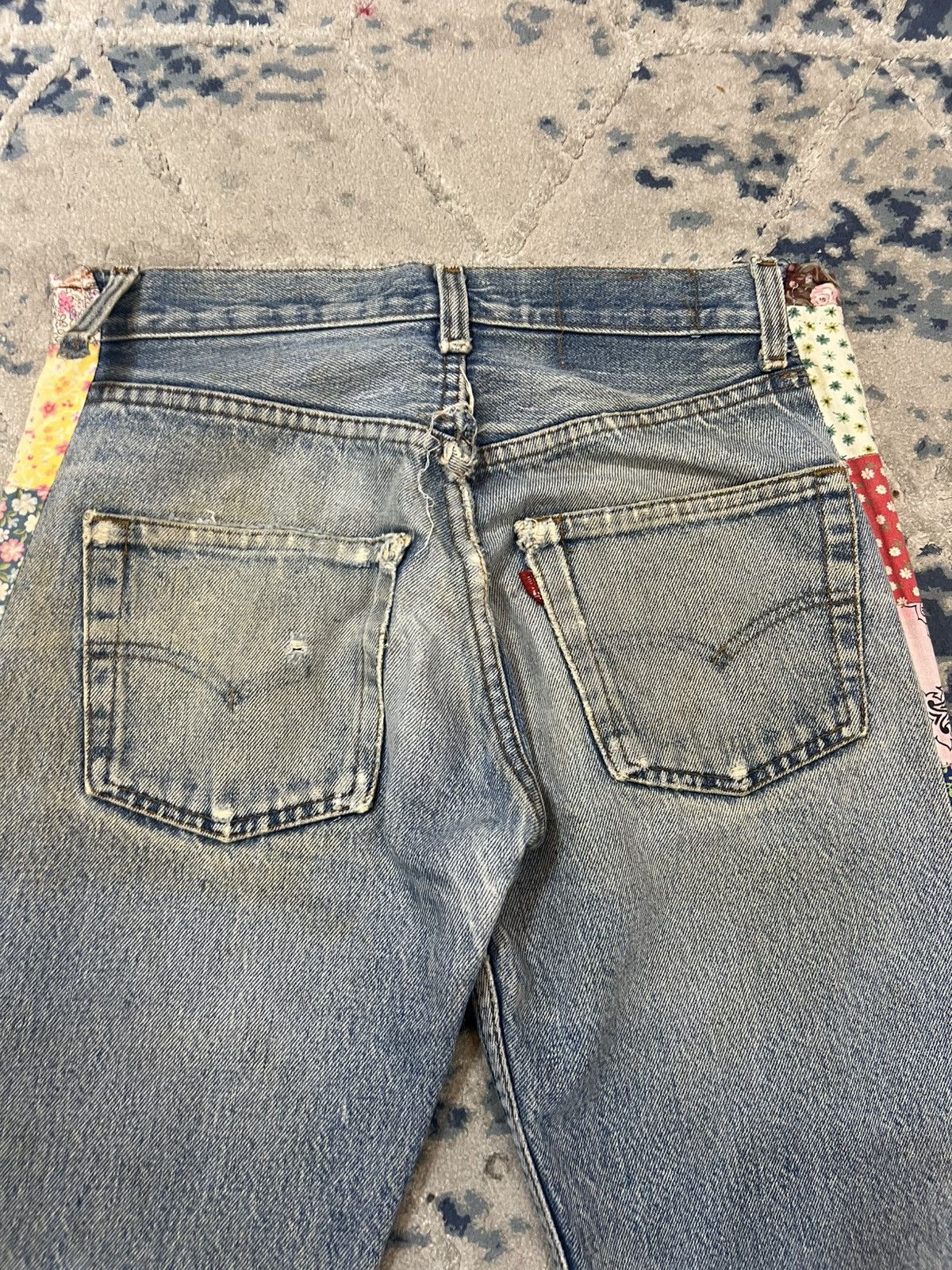 Vintage Vintage Levis 501 Big E Distressed Denim Jeans Size US 30 / EU 46 - 10 Thumbnail