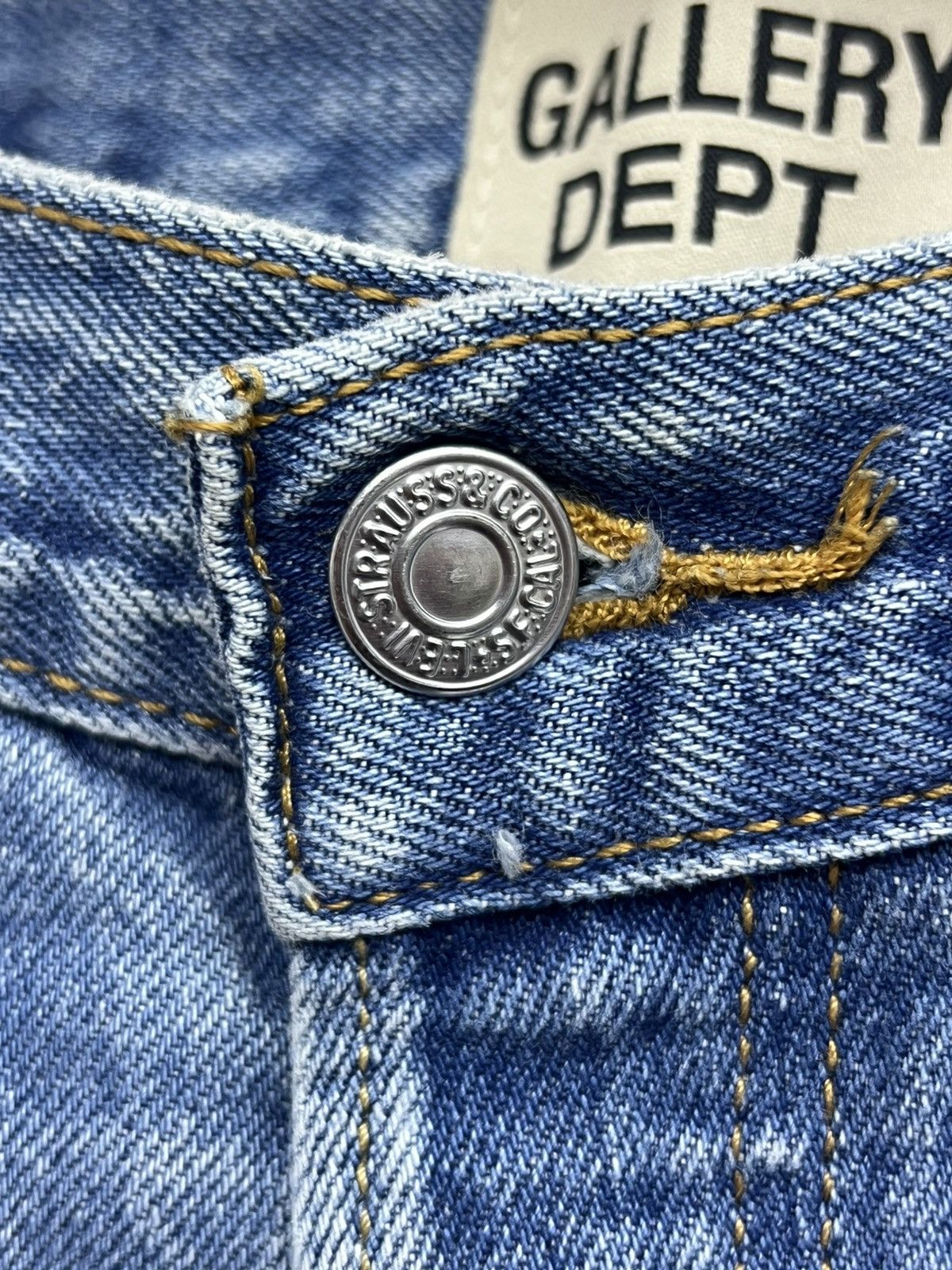 Gallery Dept. Gallery Dept. Repaired G-Patch Denim Jeans Size US 30 / EU 46 - 11 Thumbnail