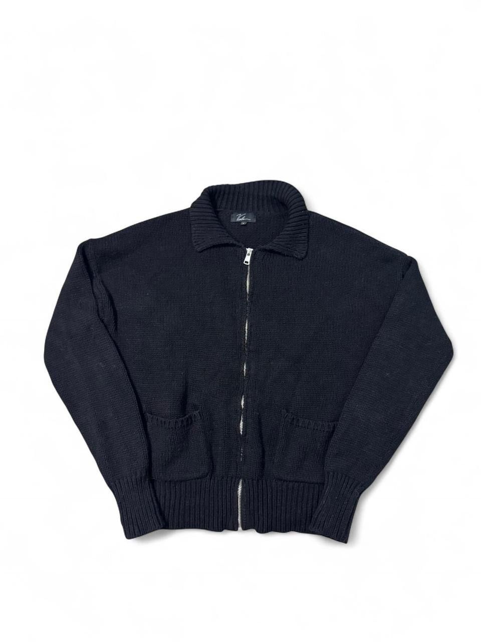 Vale Vale forever valley full zip cardigan sweater black embossed Size US S / EU 44-46 / 1 - 1 Thumbnail