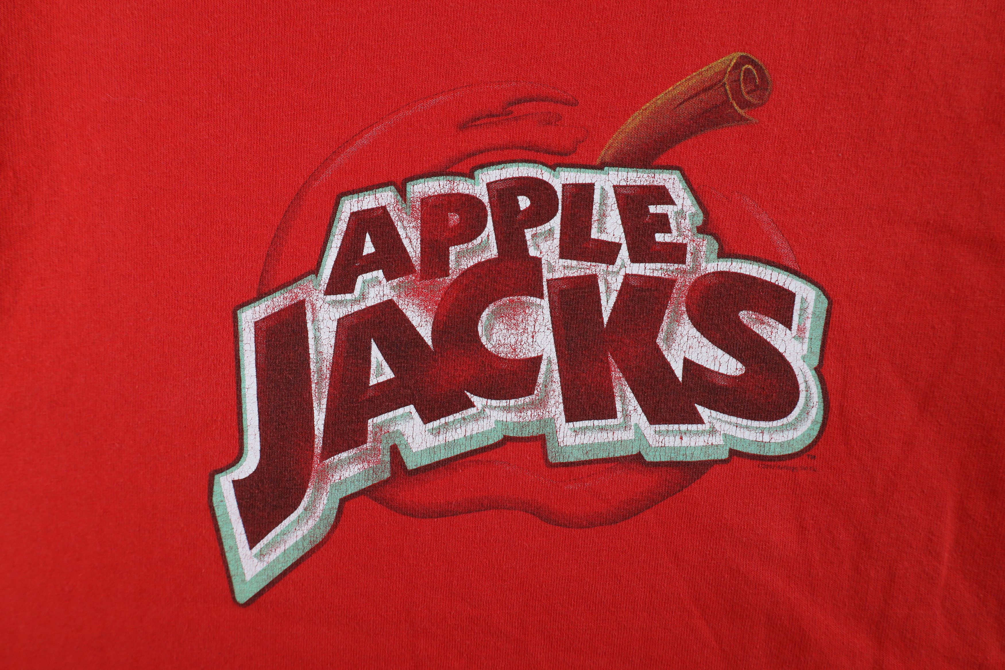 Vintage Vintage Y2K Kelloggs Spell Out Apple Jacks Cereal T-Shirt Size US S / EU 44-46 / 1 - 4 Thumbnail