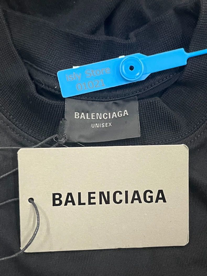 Balenciaga Balenciaga Solid monogrammed crewneck short sleeve T-shirt Size US S / EU 44-46 / 1 - 5 Thumbnail