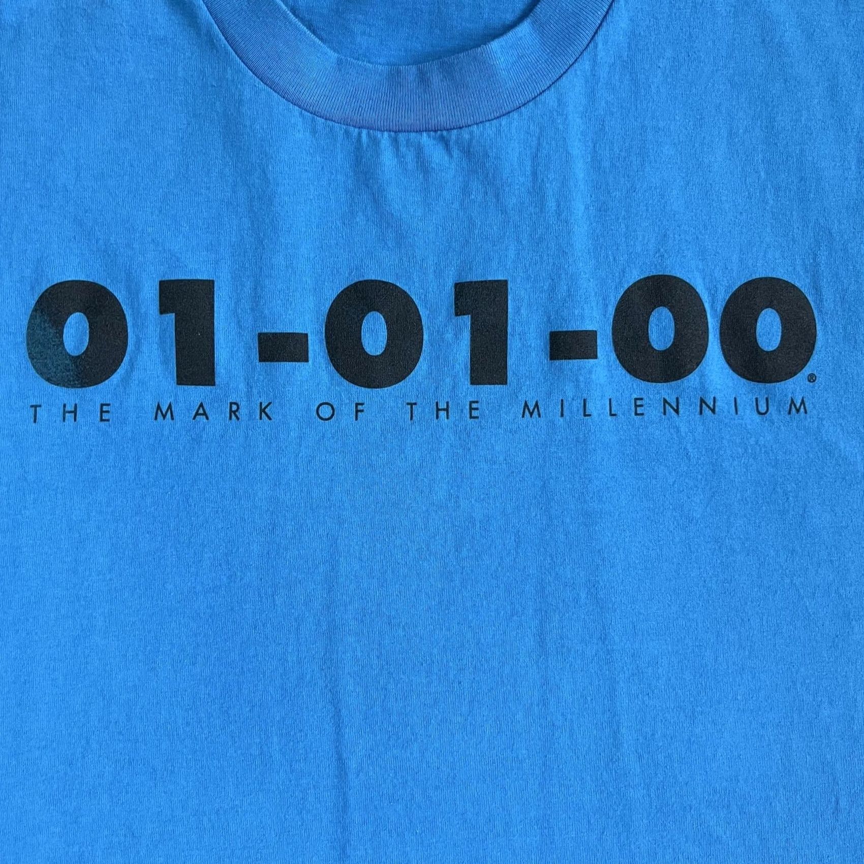 Lee VINTAGE Lee Sport Shirt Mens XL Blue Millennium Graphic Tee T-Shirt Y2K 01-01-00 Graphic Print Size US XL / EU 56 / 4 - 2 Thumbnail