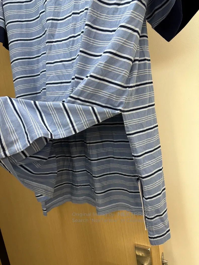 Martine Rose Martine Rose Striped British Retro Polo Shirt Size US M / EU 48-50 / 2 - 3 Thumbnail