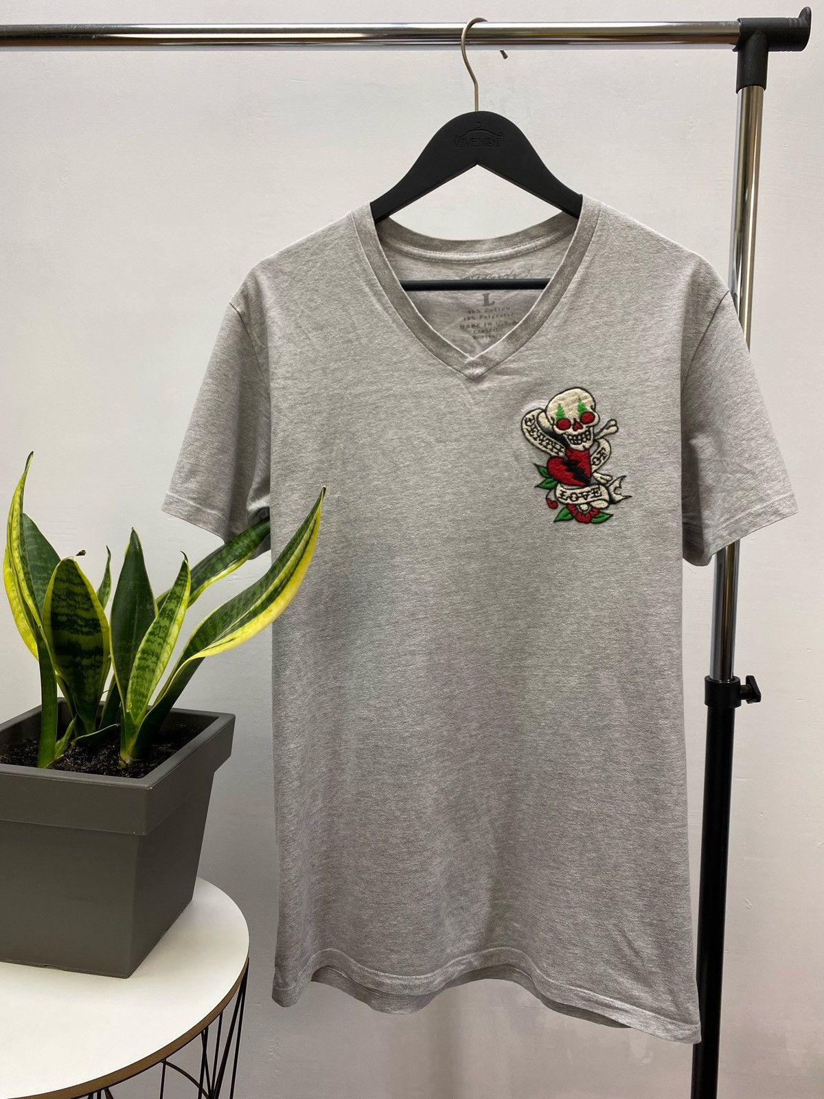 Christian Audigier × Ed Hardy Vintage 00’s Ed Hardy Hype T-Shirt Size US L / EU 52-54 / 3 - 1 Thumbnail