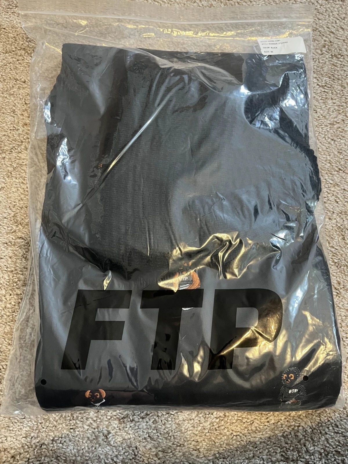 Fuck The Population FTP Bear Chino Pants Black Size 32 Brand New Size US 32 / EU 48 - 3 Thumbnail