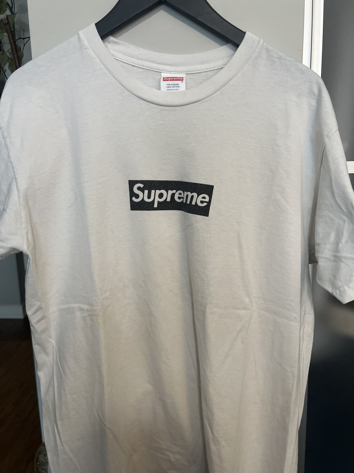 トップス Supreme Paris Box Logo Tee \"White\" XL Supreme Paris Box Logo Tee (Supreme/Tシャツ・カットソー) 102882777
