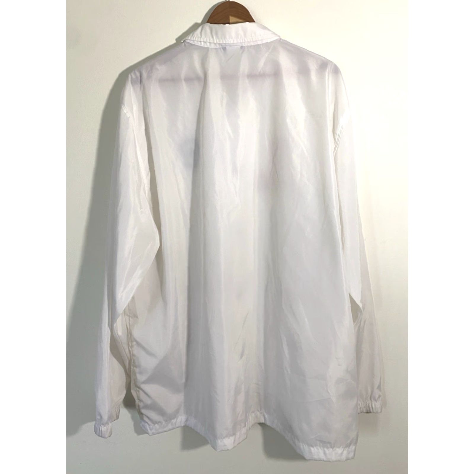 Vintage LRG Lifted Research Group Jacket Mens Windbreaker 3XL White Logo Windbreaker City Hip Hop Casual Lightweight Pattern Solid Snap Closure Size US XXL / EU 58 / 5 - 3 Thumbnail