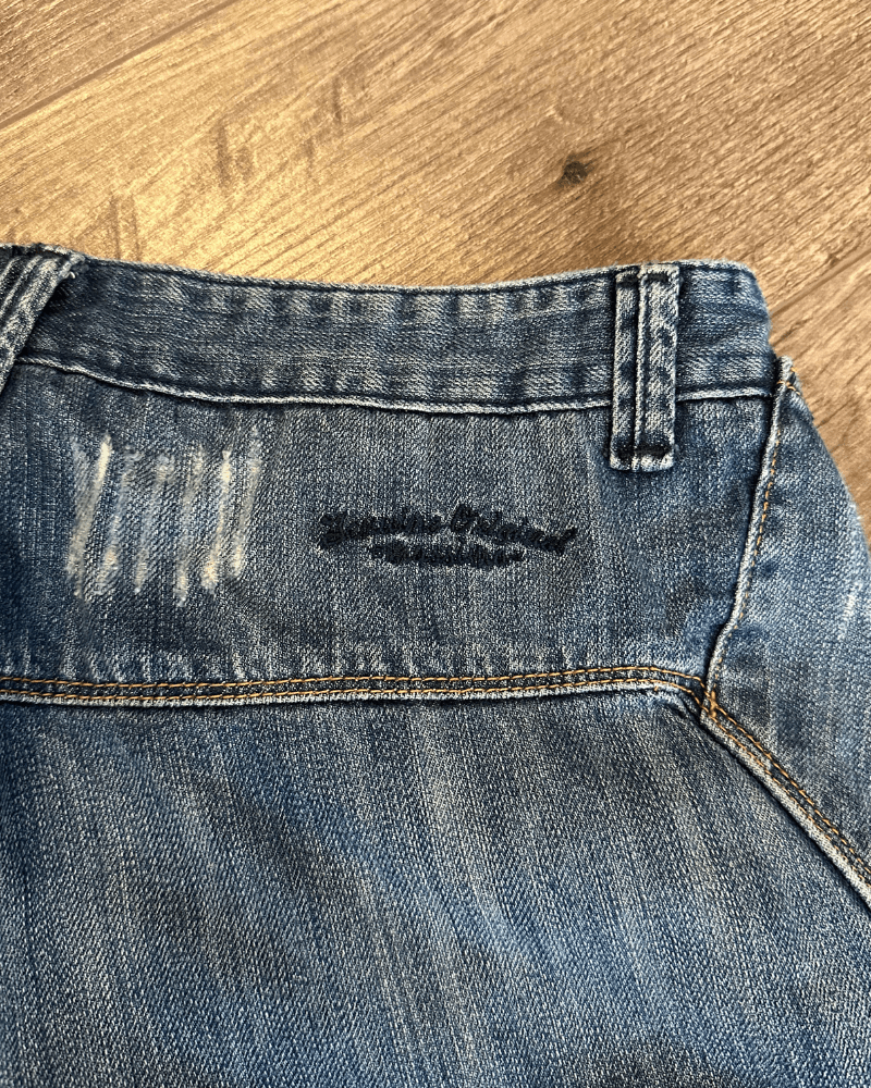 Mossimo × Vintage Vintage Y2K Mossimo Side Pocket Long Denim Shorts - Size 33 Size US 33 - 5 Thumbnail
