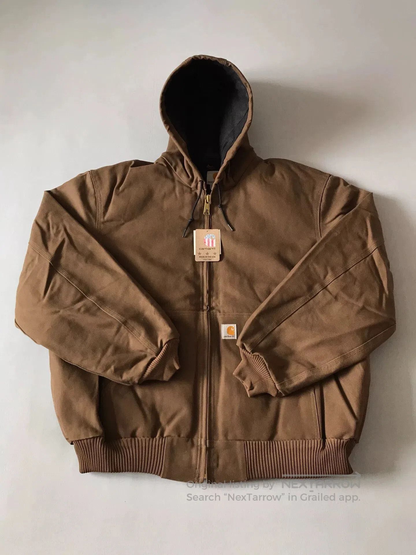 Carhartt Carhartt J140 Hooded Canvas Jacket. Size US XL / EU 56 / 4 - 1 Thumbnail