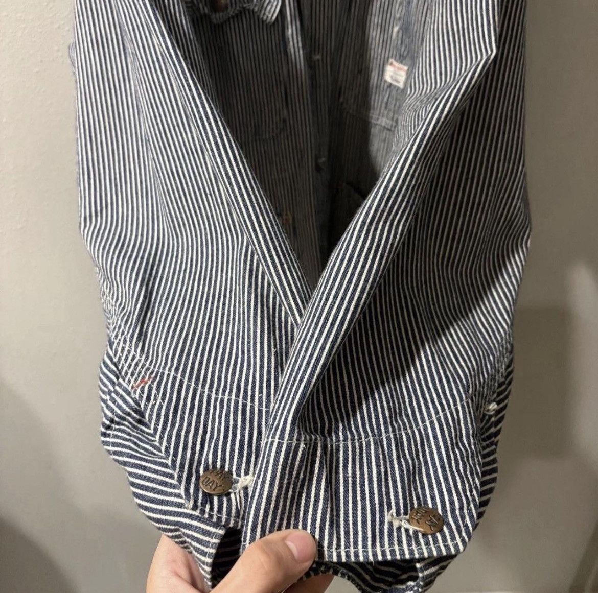 Big Mac Vintage 50’s Big Mac Hickory Stripe Chore Jacket Size US XL / EU 56 / 4 - 7 Thumbnail