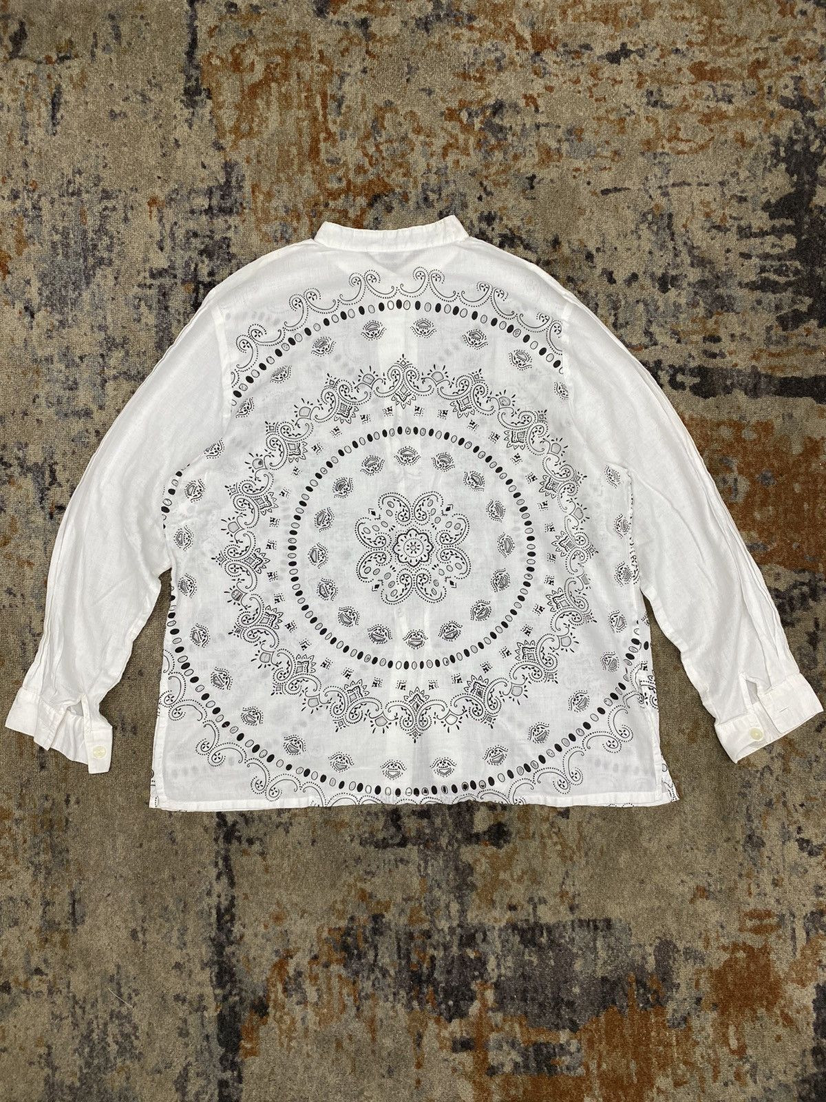If Six Was Nine × Issey Miyake × Japanese Brand issey miyake style japanese blouse salon tokyo bandana holes Size US S / EU 44-46 / 1 - 12 Thumbnail