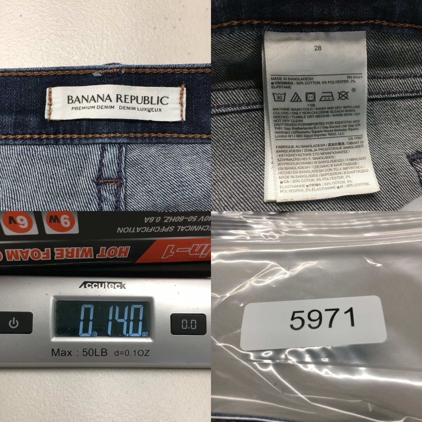Banana Republic Banana Republic Jeans Womens 28 Skinny Blue Dark Wash Denim Low Rise Zip Fly Belted Pockets 5-Pocket Classic denim casual Size 28" / US 6 / IT 42 - 9 Thumbnail