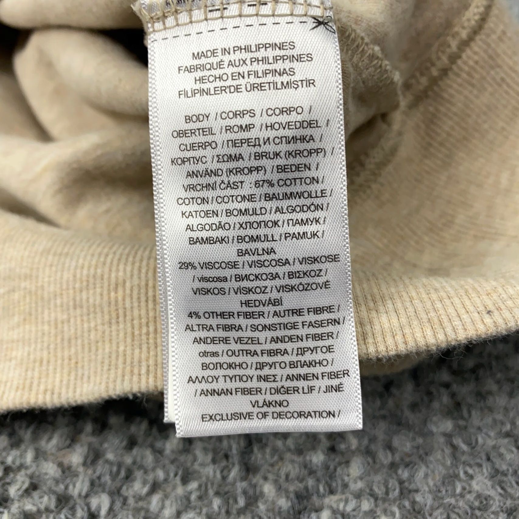 Polo Ralph Lauren VINTAGE Polo Ralph Lauren Shawl Collar Sweater Pullover Mens Large Beige Pony Soft Size US L / EU 52-54 / 3 - 5 Thumbnail