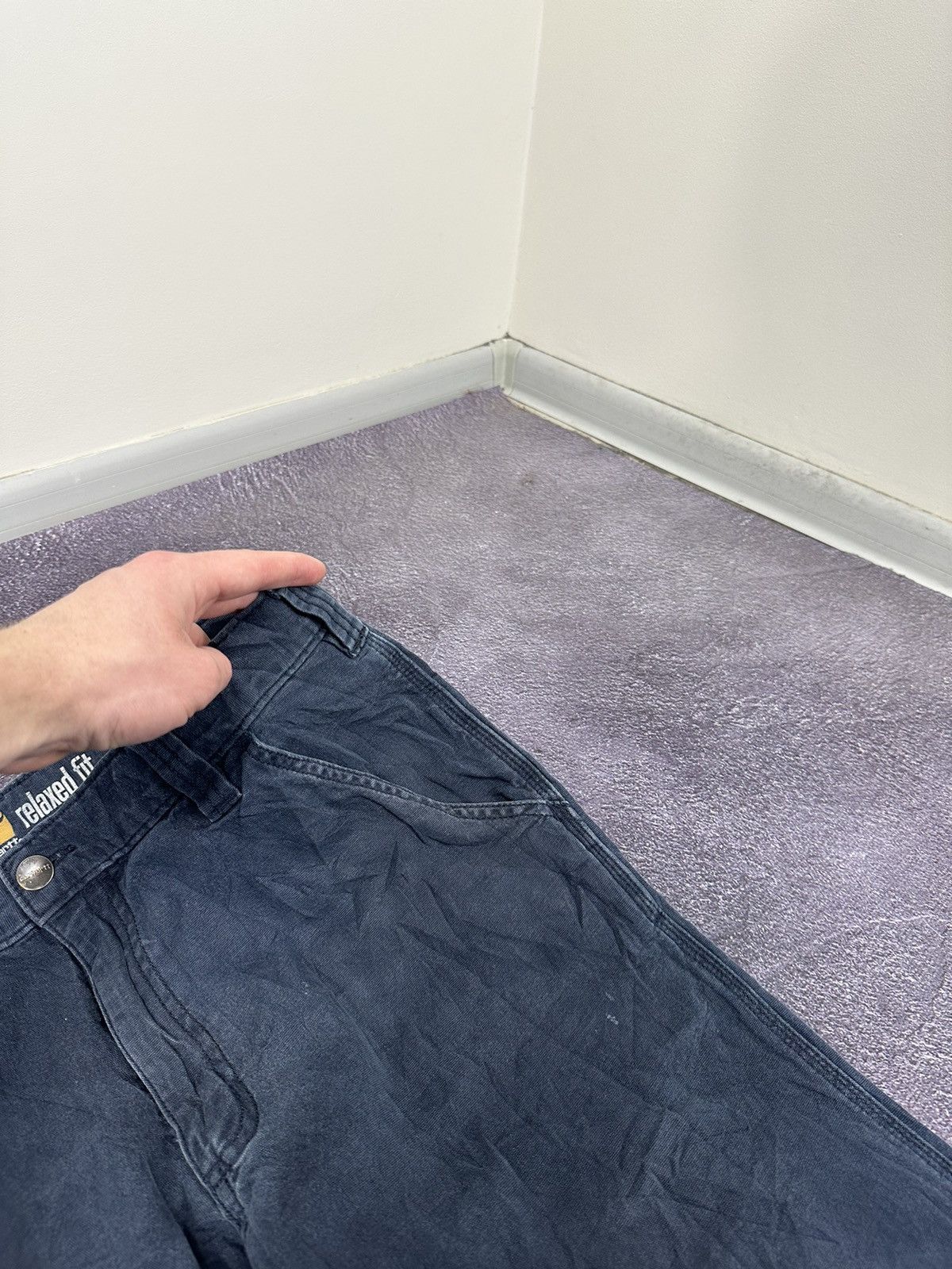 Carhartt Vintage Carhartt Faded Carpenter Opium Baggy USA Work Pants Size US 34 / EU 50 - 17 Thumbnail