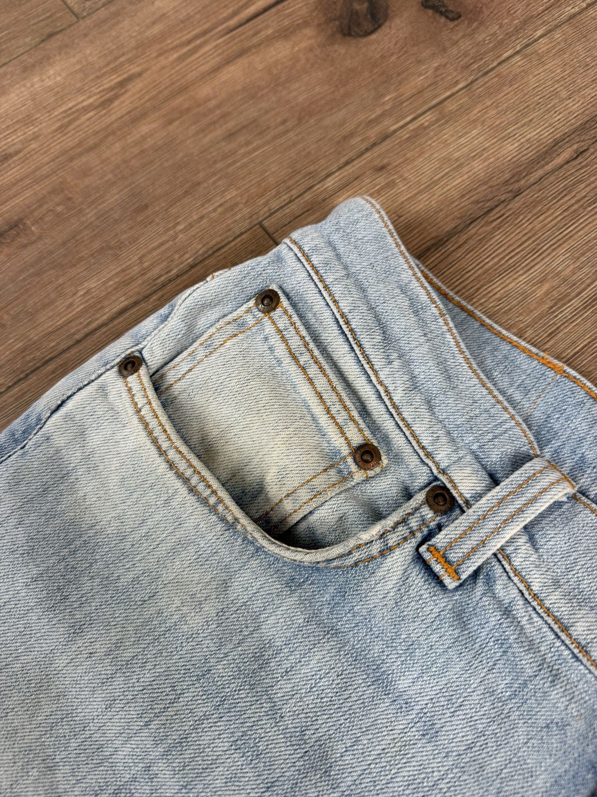 Denime × Nudie Jeans Nudie Jeans Co Light Wash Denim Jeans Size US 31 - 5 Thumbnail