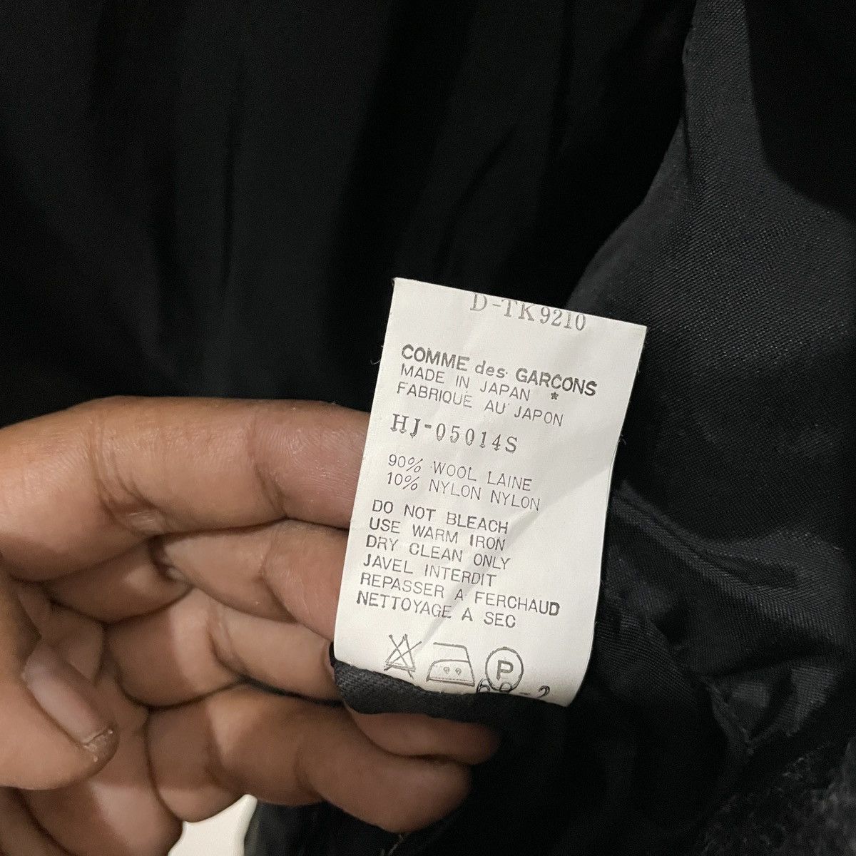 Comme des Garcons Homme Vintage Comme Des Garcons Homme Coat Jacket Size US L / EU 52-54 / 3 - 7 Thumbnail