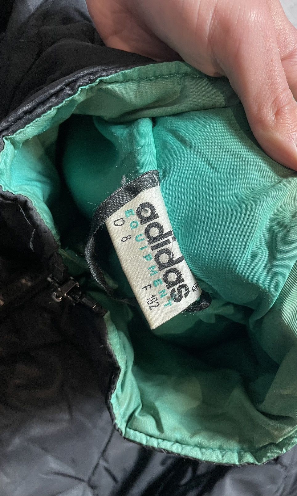 Adidas × Vintage Vintage 90's Adidas Equipment Parka Jacket Big Logo Rare Size US L / EU 52-54 / 3 - 11 Thumbnail