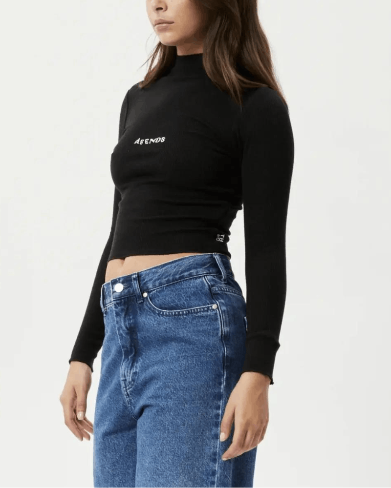 Afends BNWT Afends - Daze Iconic - Hemp Ribbed Long Sleeve Top - XS Size XS / US 0-2 / IT 36-38 - 3 Thumbnail