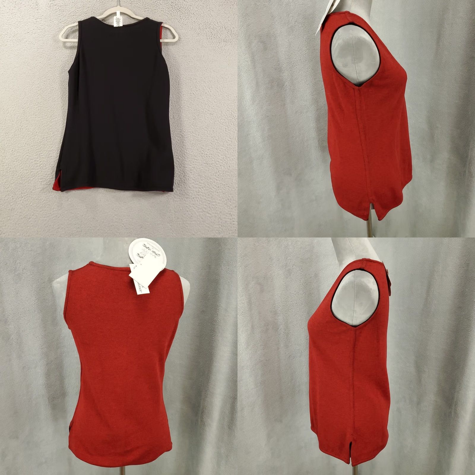 Vintage VINTAGE New Reversible Tank Black Red Womens Size Small Soft NWT Parsley And Sage Size S / US 4 / IT 40 - 9 Thumbnail