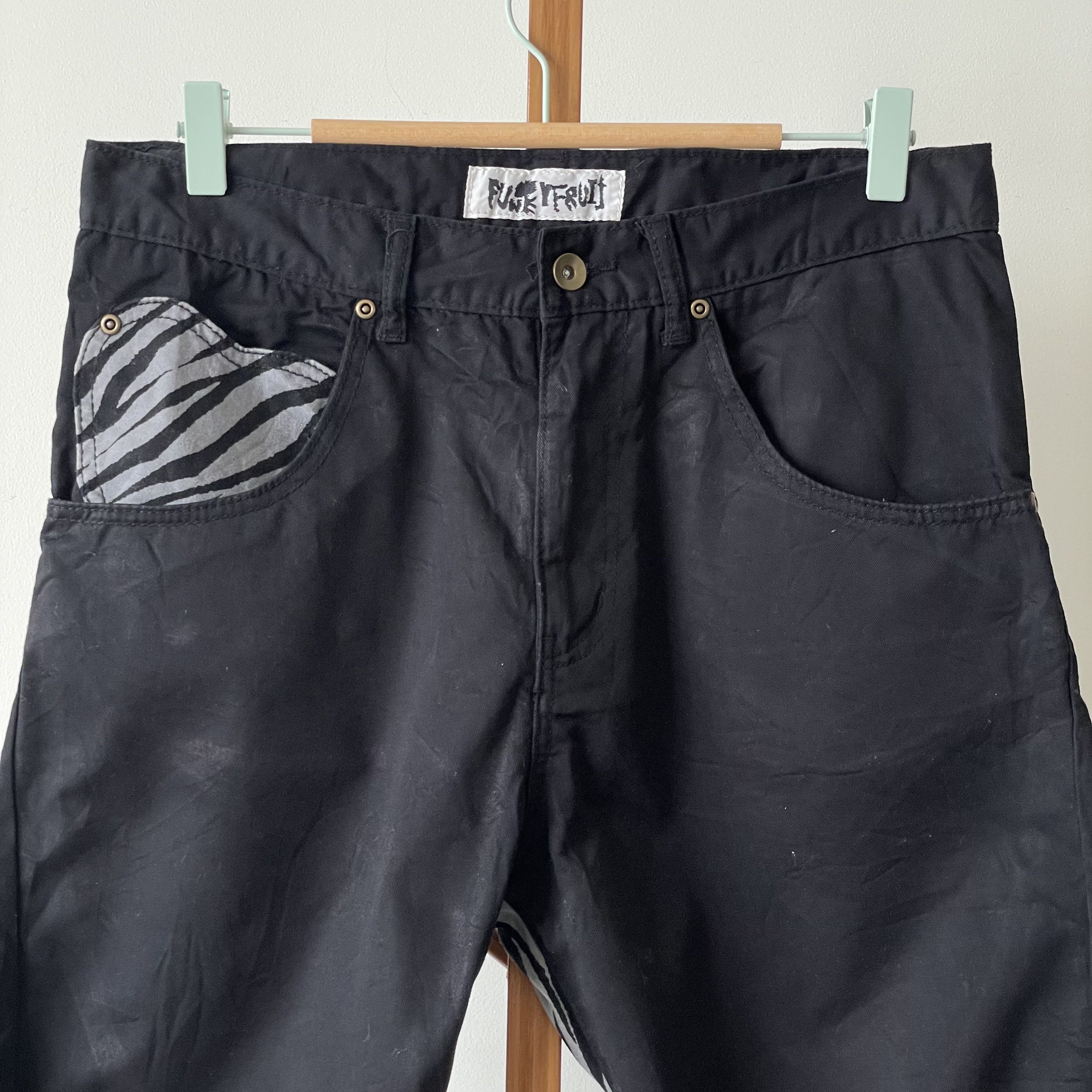 Japanese Brand Funky Fruit Japan Love Pants Size US 28 / EU 44 - 3 Thumbnail