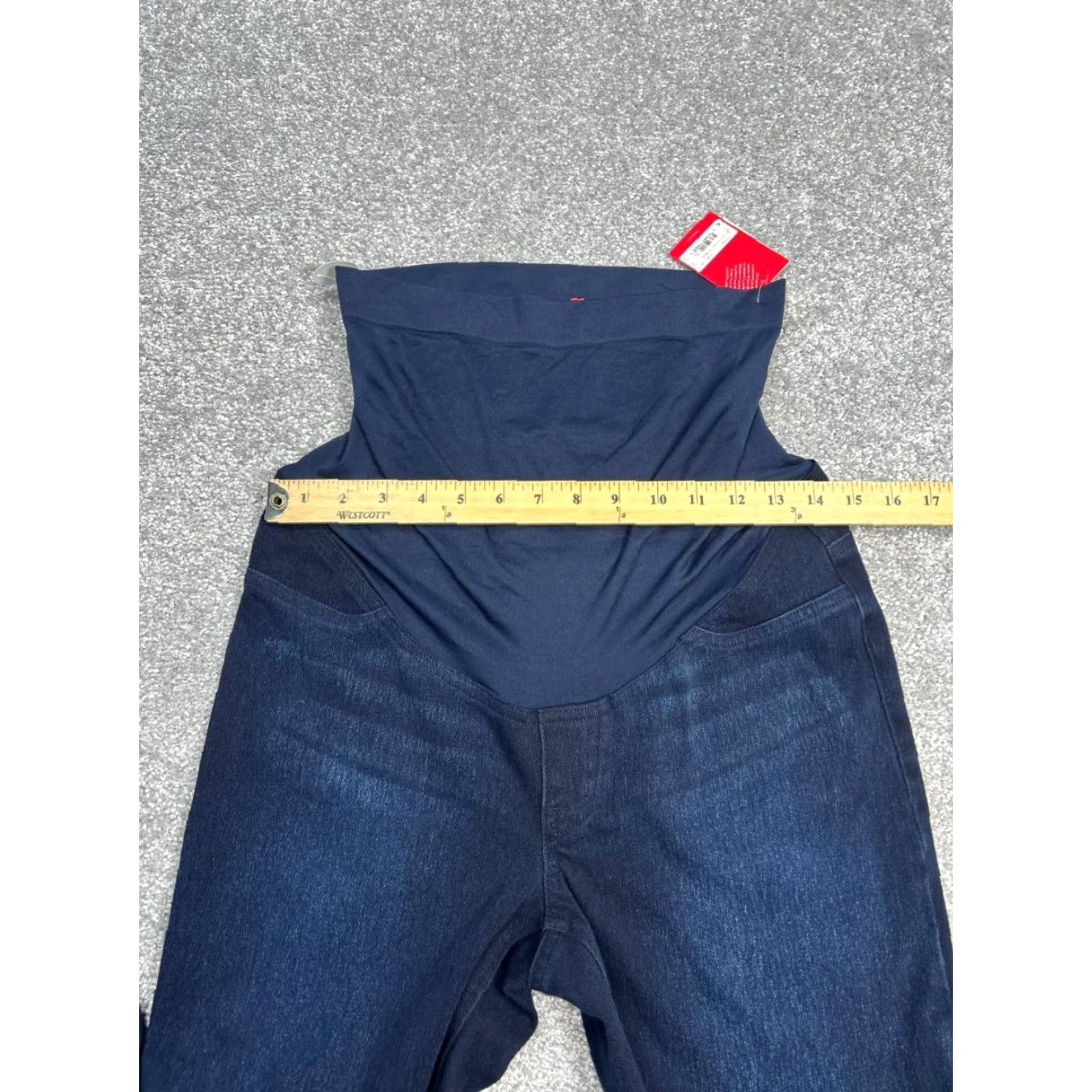 Spanx Spanx Mama Maternity Denim Leggings Womens Large Blue Stretch Ankle Jean ish High Rise L Color Blue Casual Modern Outdoor Walking Size 42" / US 20 - 5 Thumbnail