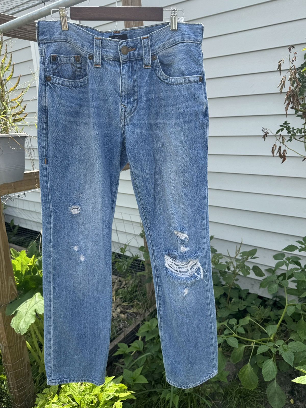 True Religion TRUE RELIGION RICKY STRAIGHT JEANS Size US 33 - 1 Thumbnail