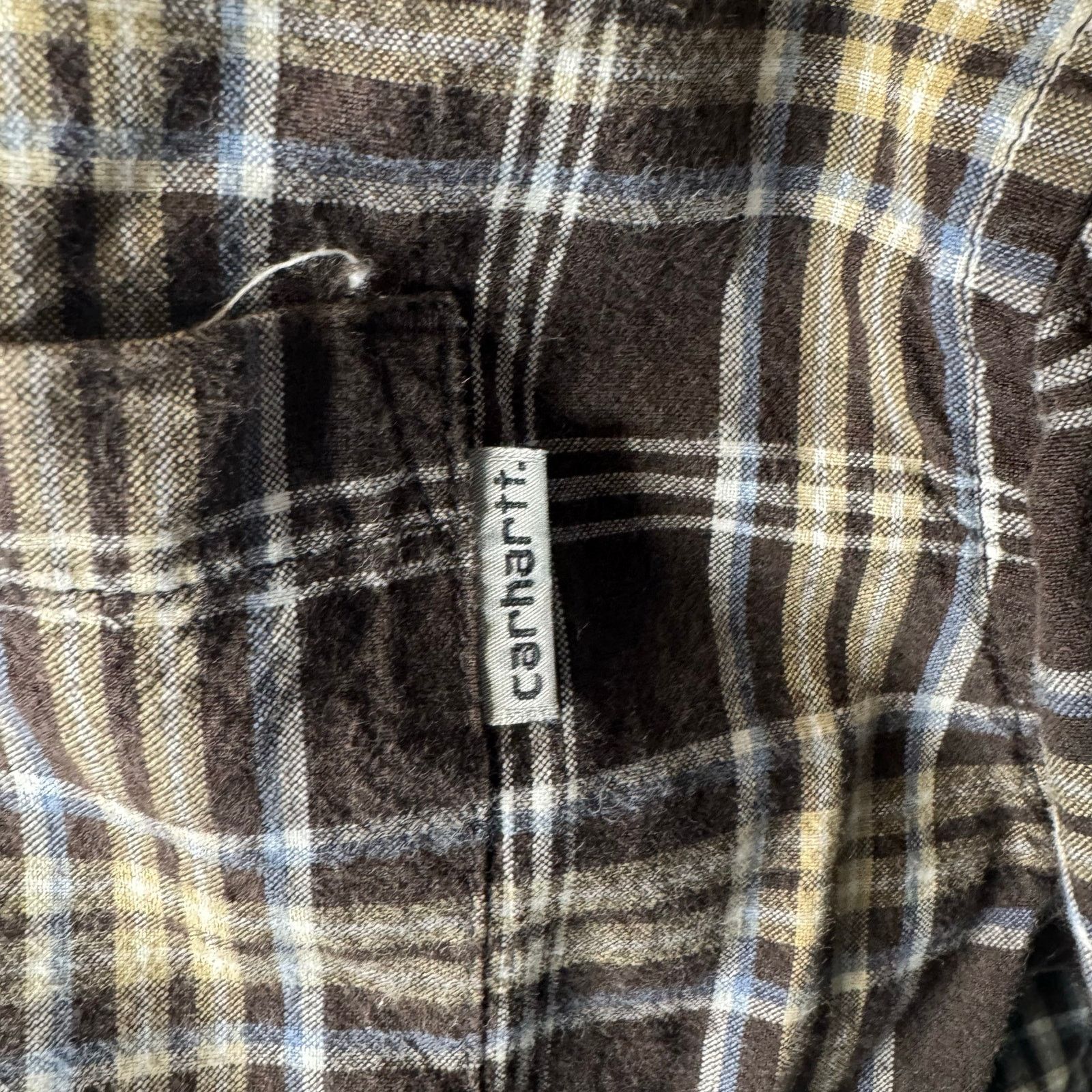 Carhartt Carhartt Regular XL Plaid Short Sleeve Button Down Shirt Size US XL / EU 56 / 4 - 4 Thumbnail