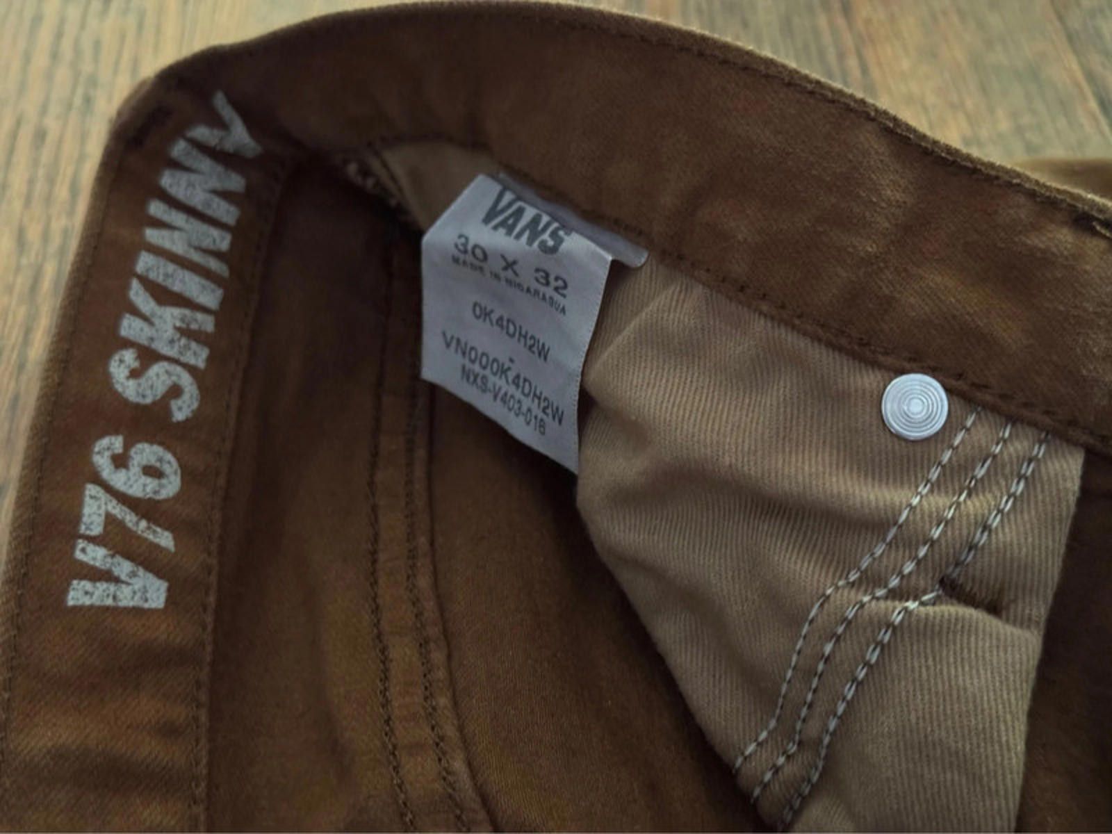 Vans Vans Khaki Denim Size US 30 / EU 46 - 7 Thumbnail