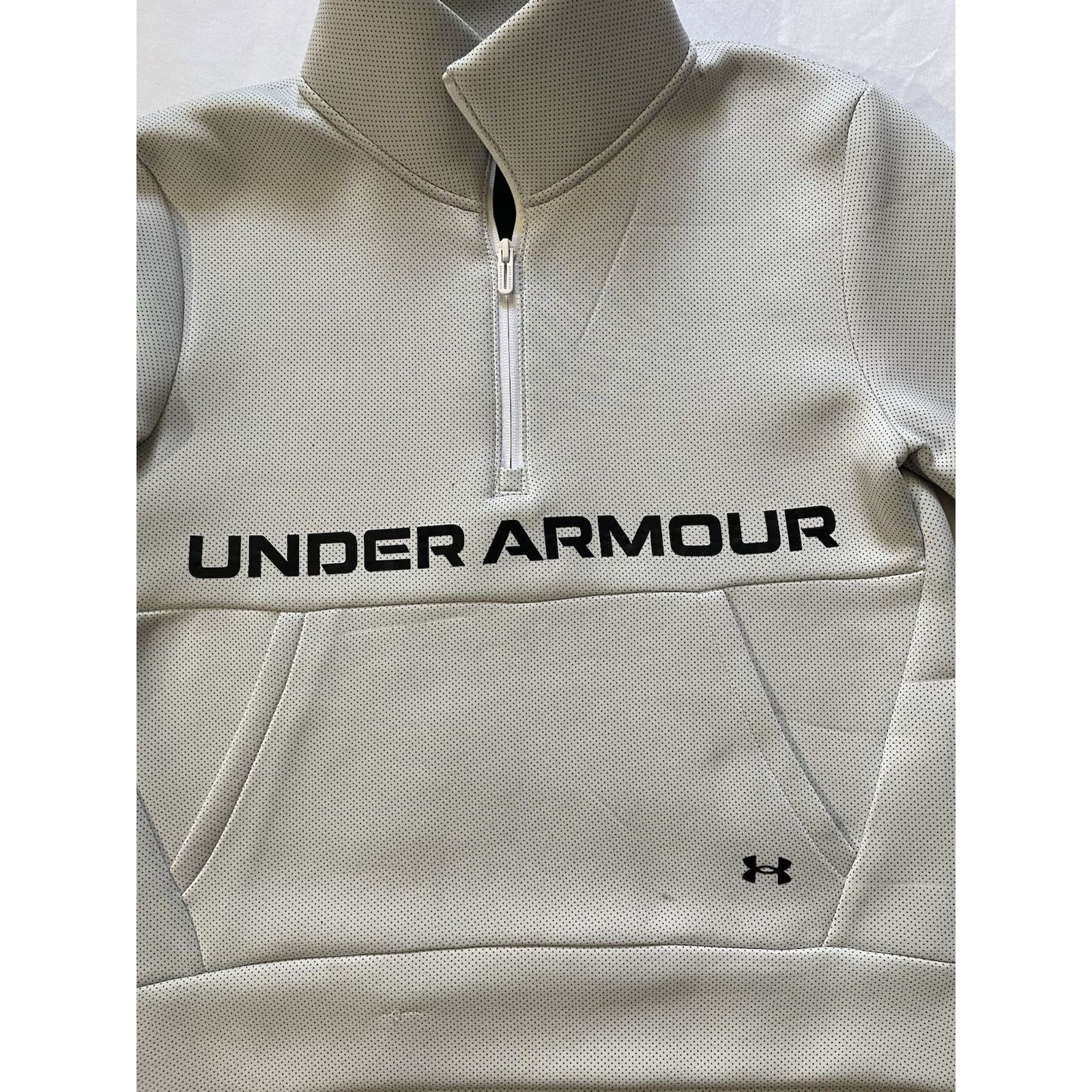 Under Armour Under Armour Womens S Pullover 1/2 Zip Sweatshirt Loose Fit Size S / US 4 / IT 40 - 2 Thumbnail