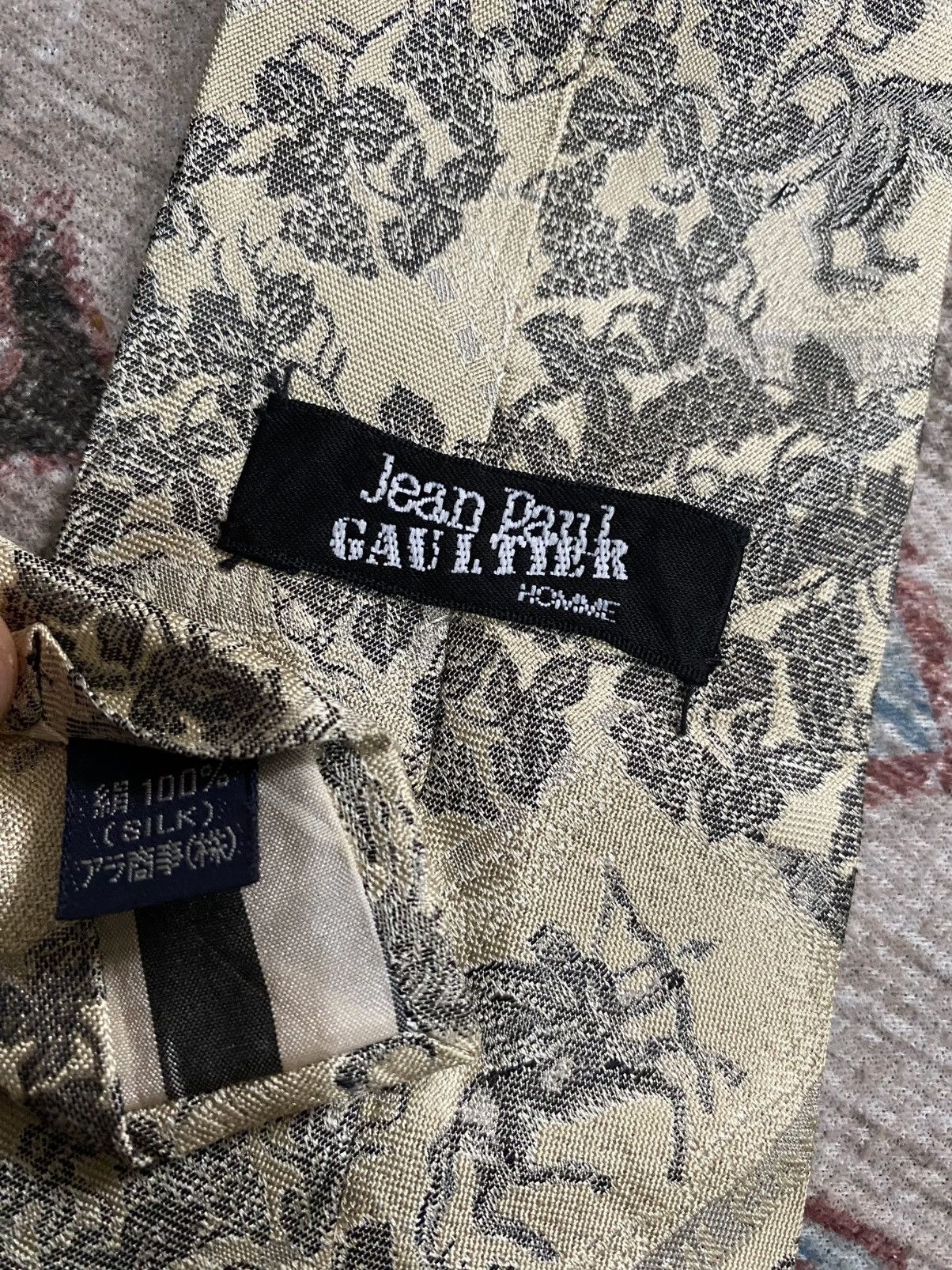 Jean Paul Gaultier Jean Paul Gaultier Animal Silk Tie Size ONE SIZE - 2 Thumbnail