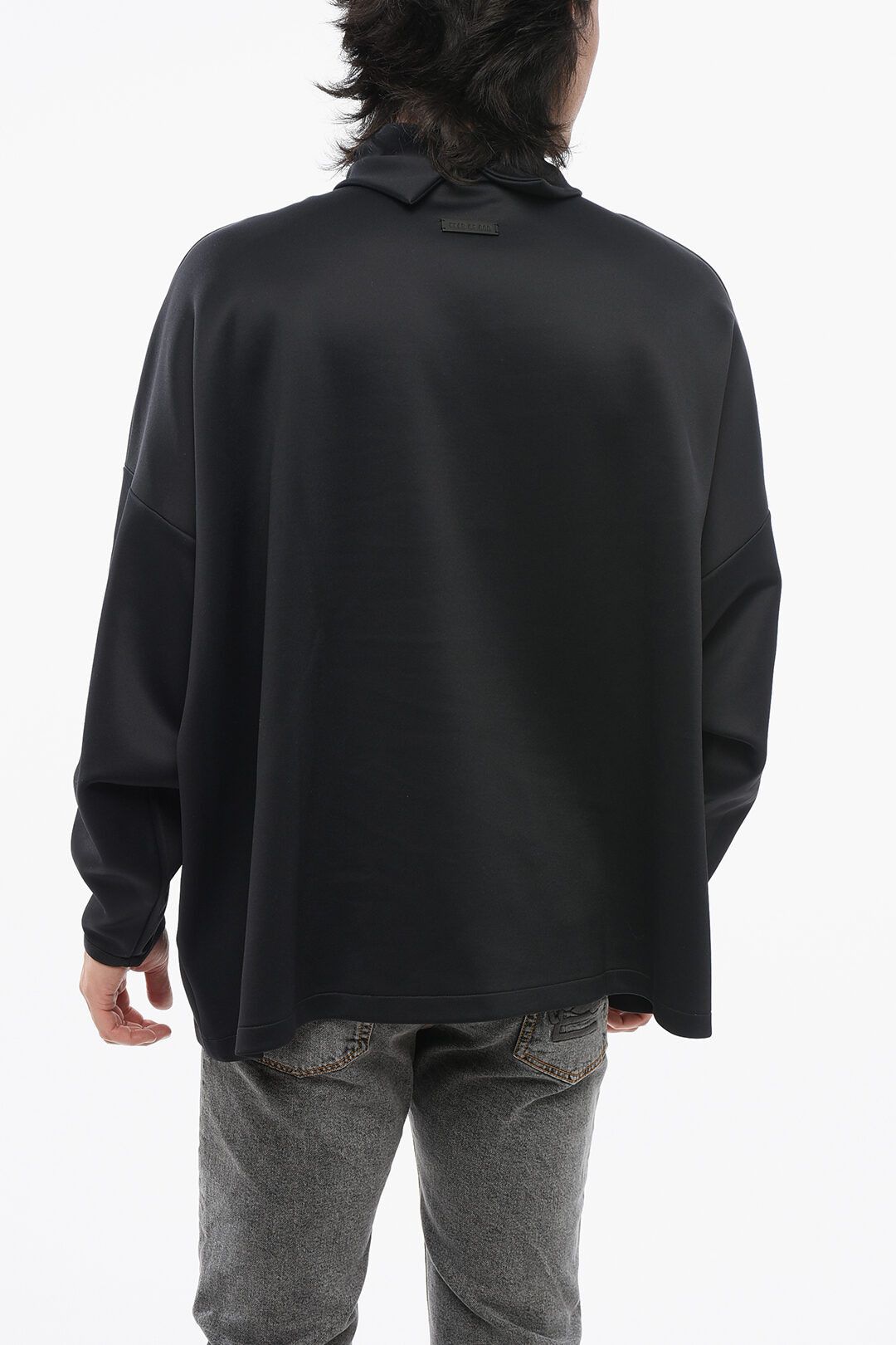 Fear of God og1mm0825 Turtleneck Tech Fabric Sweater In Black Size US S / EU 44-46 / 1 - 2 Thumbnail