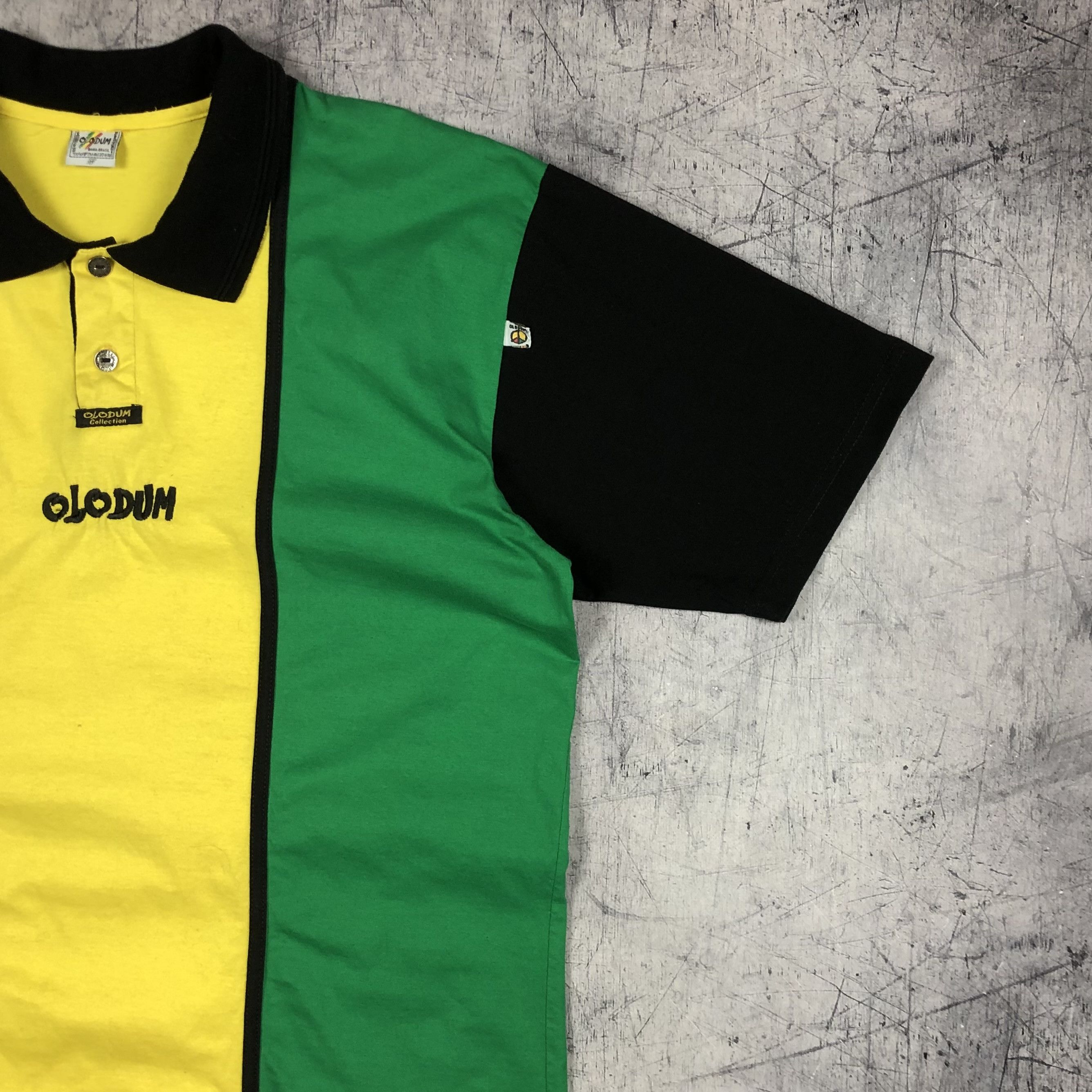 Vintage OLODUM 90s Michael Jackson Polo Tee Size US L / EU 52-54 / 3 - 8 Thumbnail