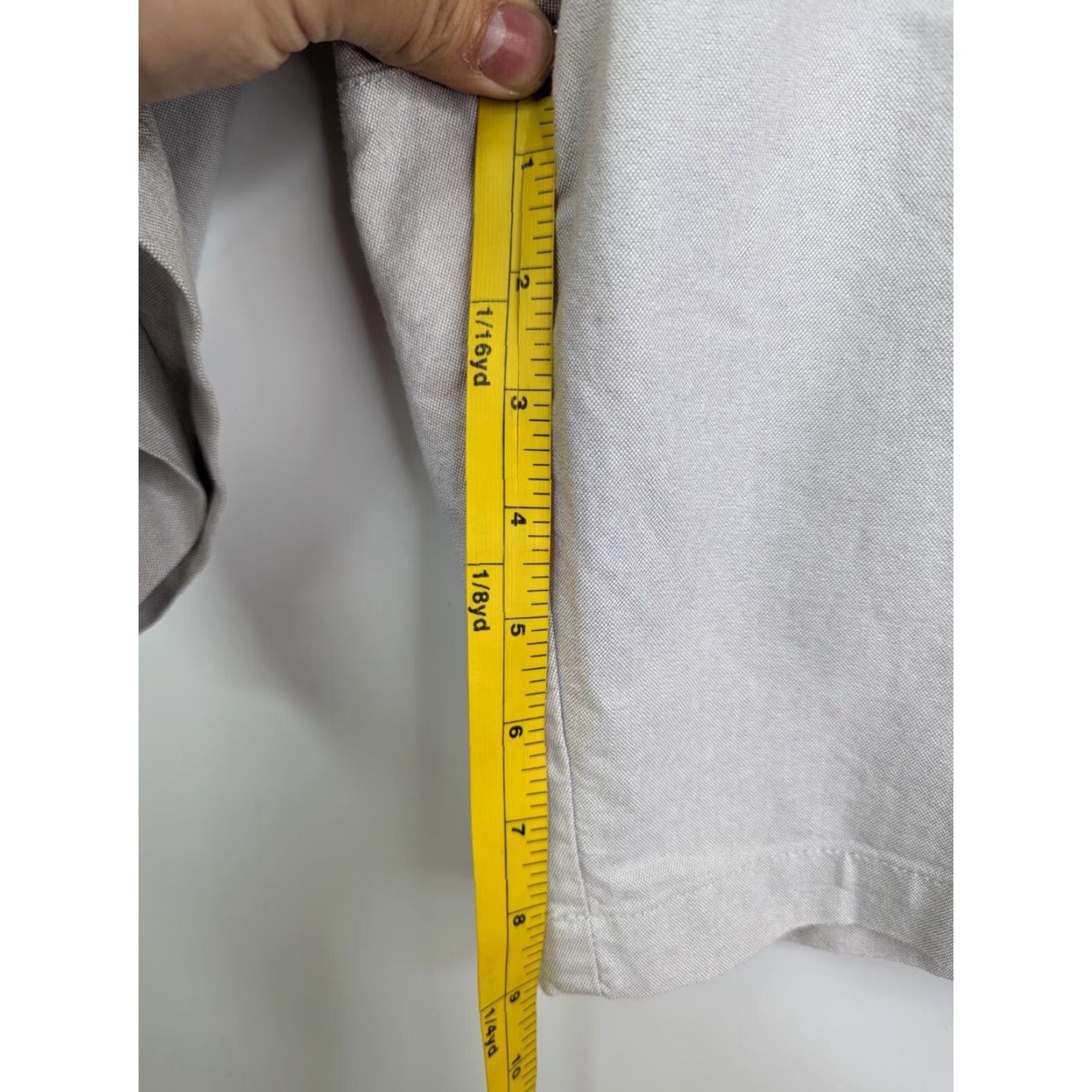 UNTUCKit UNTUCKit Chino Shorts Gray Mens 38 Casual Golf 5 Pocket Regular Rise Mid Inseam 9 in Adult 5-Pocket Filled Logo Size US 38 / EU 54 - 4 Thumbnail
