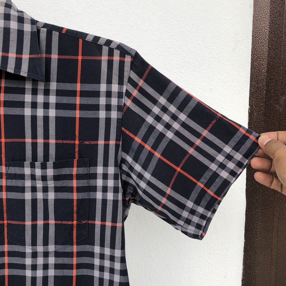 Burberry Vintage Burberrys Novacheck Embroidery Logo Short Sleeve Size US M / EU 48-50 / 2 - 7 Thumbnail
