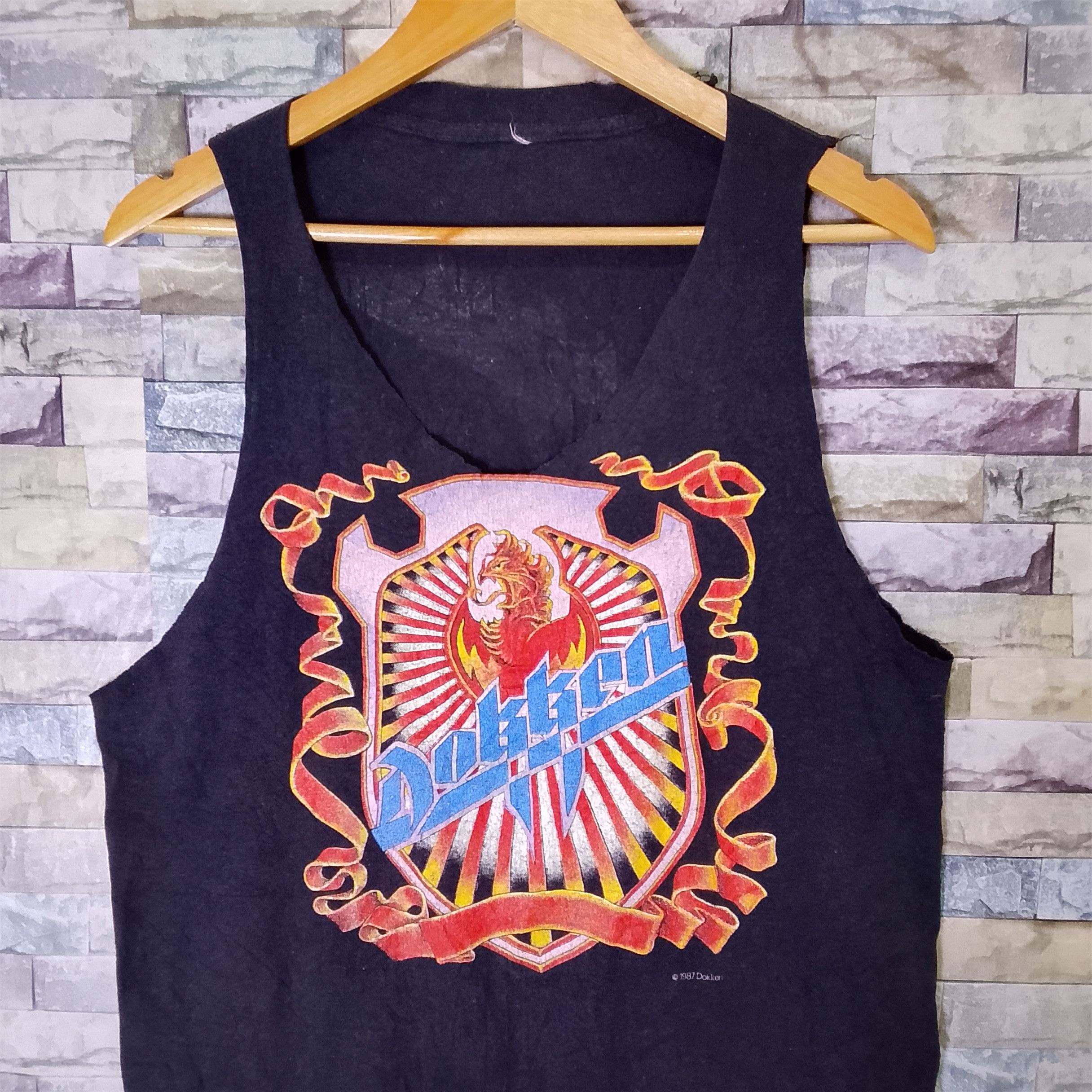Band Tees Vintage 80s Dokken Back For The Attack World Tour Trash Tee Size US M / EU 48-50 / 2 - 3 Thumbnail